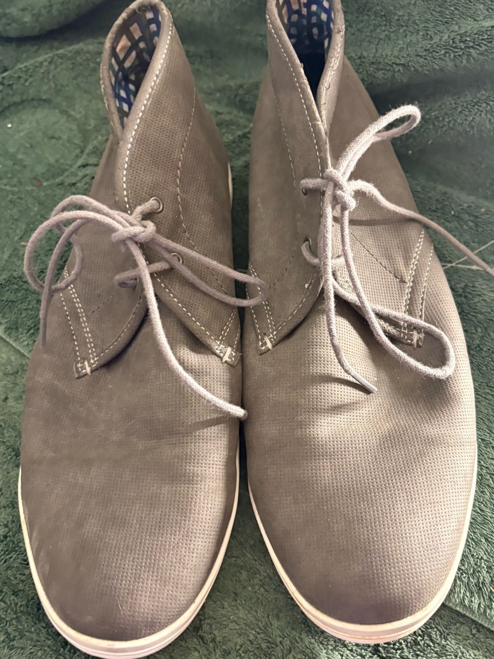 Ben Sherman Gray Suede Chukka Boots